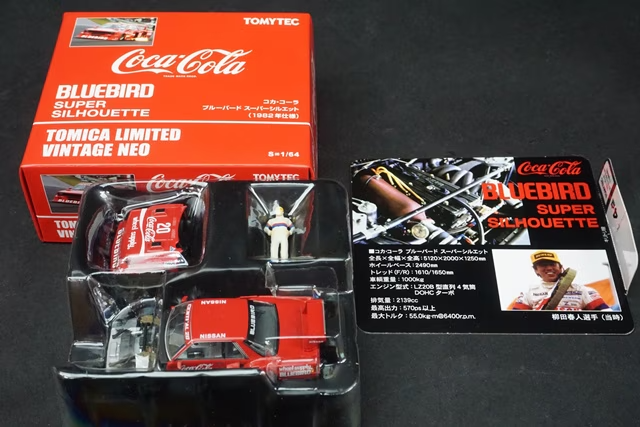 Rare Tomica Limited Vintage Coca-Cola Bluebird Super Silhouette