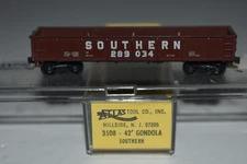 N Scale Atlas 3508 Southern Pacific 42' Gondola 289034 C36137