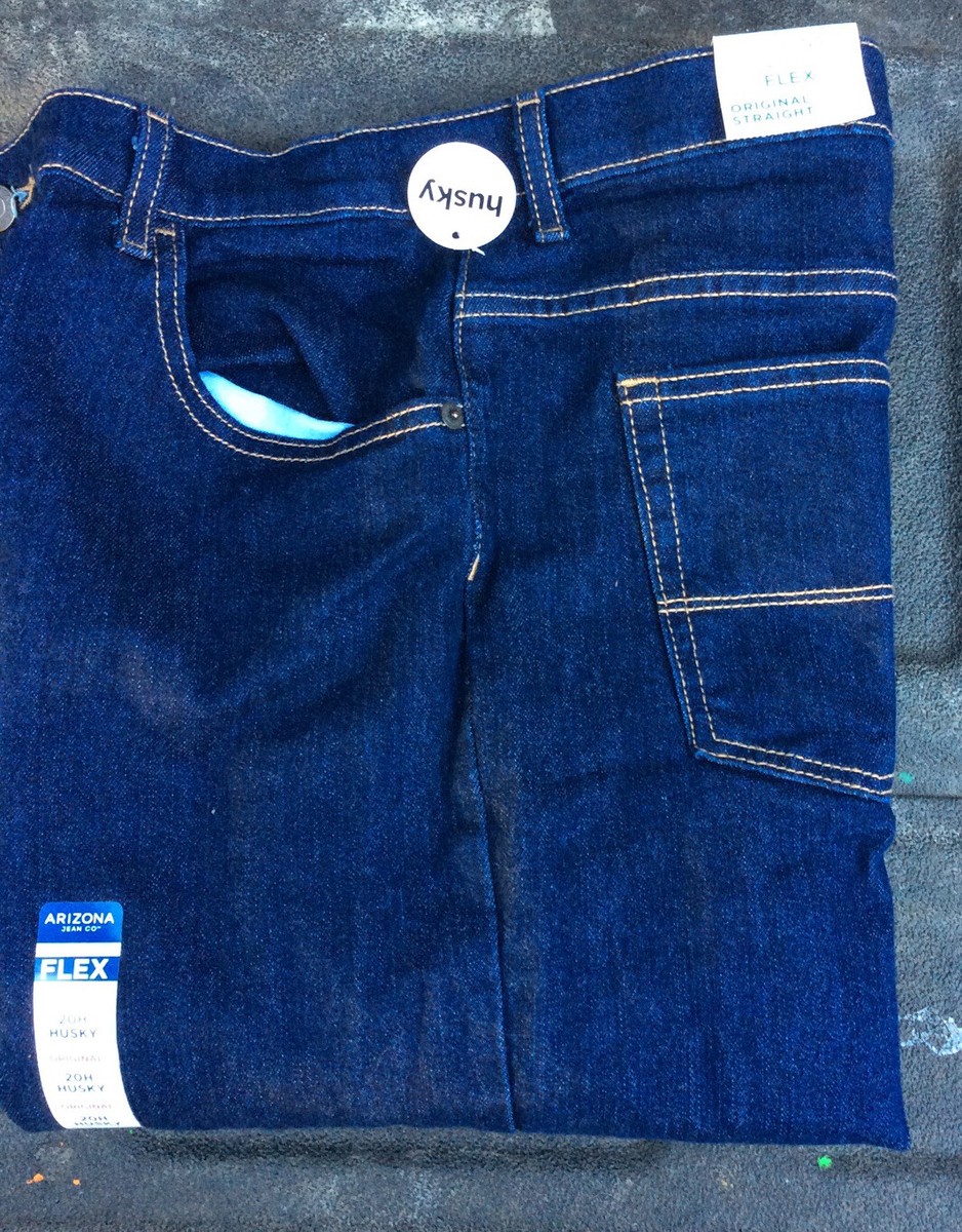 arizona jean company jeans flex size 20 husky original Style rinse