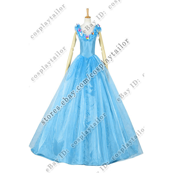 white christmas dresses 2015 Live Action Cinderella Dress for Sale – Cosplayrr main image 1