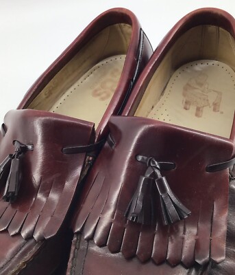 SAS Men\'s Slip-On Loafer — Wine (Burgundy) SAS USA RED WINE BURGUNDY LEATHER COMFORT SHOES 10 S | eBay main image 4