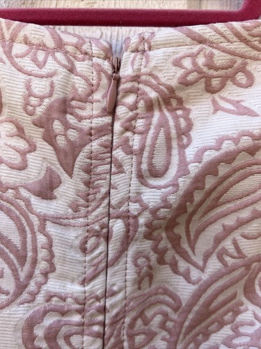 Nuevo $148 Victoria Beckham Mujer XSmall Vestido Rosa Blanco Cachemira Sin Mangas P11 - Imagen 6 de 8