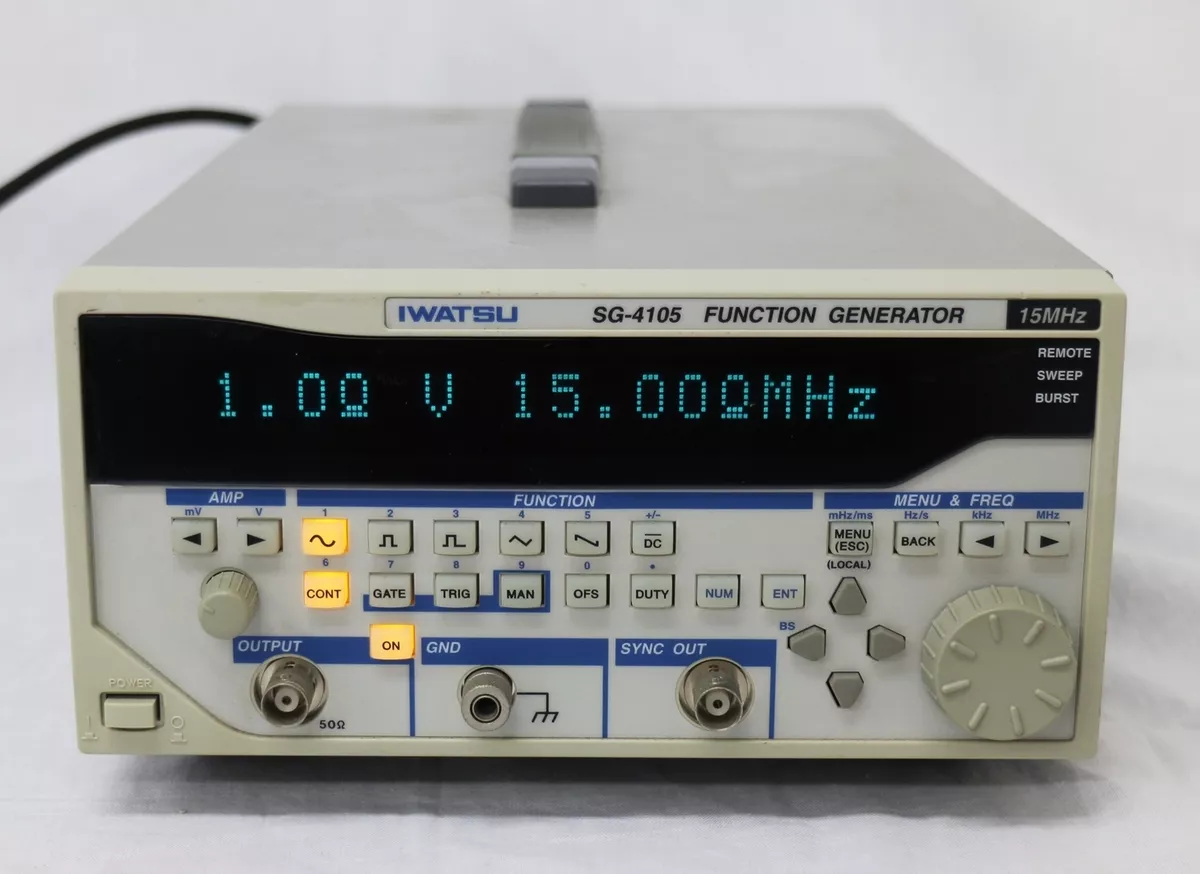 IWATSU SG-4105 10mHz-15MHz Function Generator