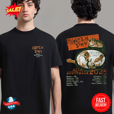 GREEN DAY Tシャツ ASIA AUSTRALIA 2025 Mサイズ Green Day Tour 2025 Asia and Australia Tour T-shirt Print