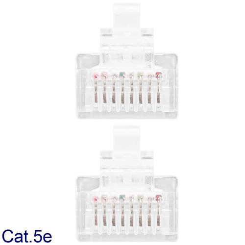 NANOCABLE Cable Ethernet RJ45 AWG 24 pour Imprimantes HUB 10.20.0105 5m Cat.5e - Photo 3/6