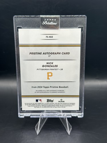 2024 Topps Pristine Autographs #PA-NGO Nick Gonzales RC - Picture 2 of 2