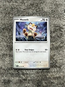 048/064 Meowth - Common Card - Shrouded Fable - NM