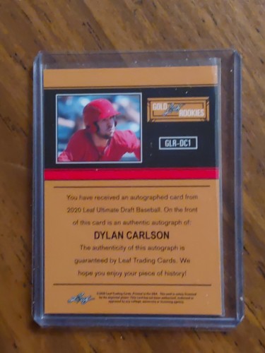 2020 Blatt ultimativer Entwurf Gold Dylan Carlson Auto/10 - Bild 2 von 2