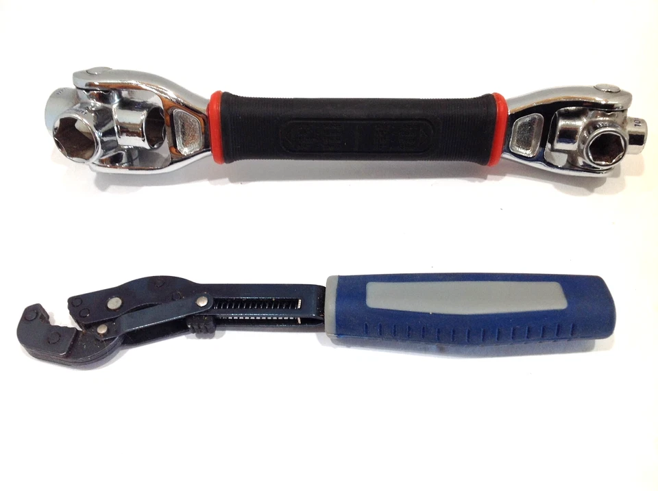 LLAVE DE VASO 8 en 1 BLACK & DECKER Y ALICATES DE LLAVE DE PIE DE GALLO AJUSTABLES COBALTO Foto 2 de 2