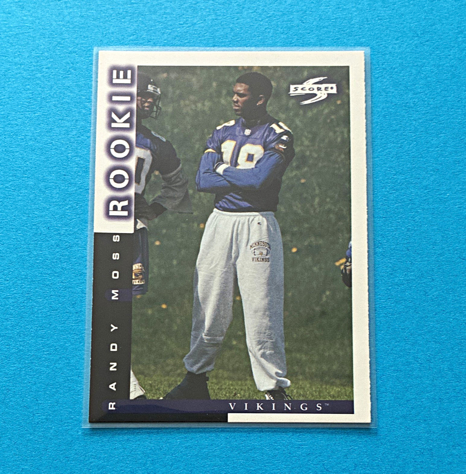 Pinnacle 1998 Score Randy Moss Rookie RC #235 Minnesota Vikings NFL Card