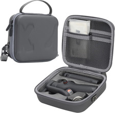 OM 6 Case, Portable Small Leather PU Case for DJI Osmo Mobile 6 Gimbal Stabilize