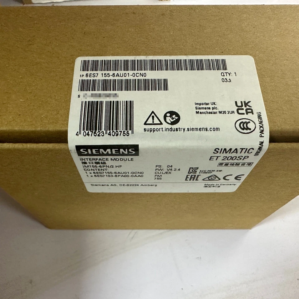 New in box Siemens 6ES7155-6AU01-0CN0 6ES7 155-6AU01-0CN0 Interface Module - Image 2 of 2
