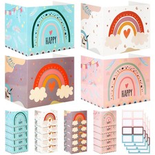 24 Pcs Privacy Folders for Students Desk Dividers Standard School Privacy Car...