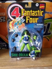 She-Hulk Marvel Legends Fantastic Four Comics Retro Card