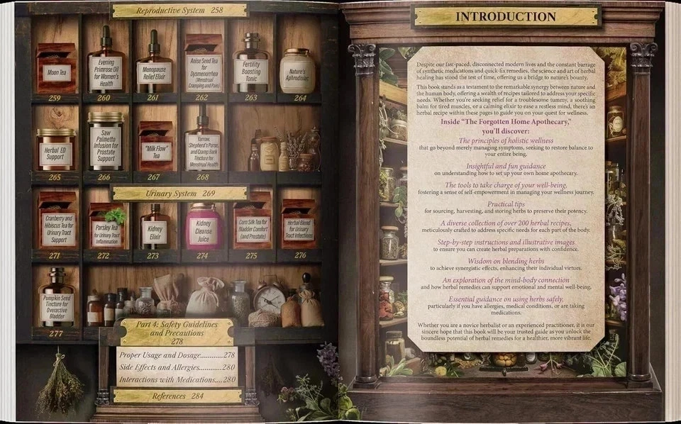 Forgotten Home Apothecary (paperback with color pictures) Foto 2 de 3