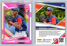 2022 Panini Elite Extra Edition #200 Edward Lantigua Pink