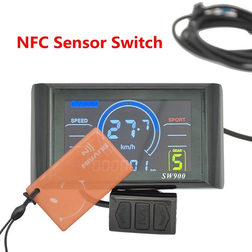 Electric Bicycle SW900 LCD Display 24V 36V 48V 60V E-Bike Meter Control Panel - Picture 3 of 25