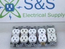 Lot of 5 15A 125V Duplex Receptacles