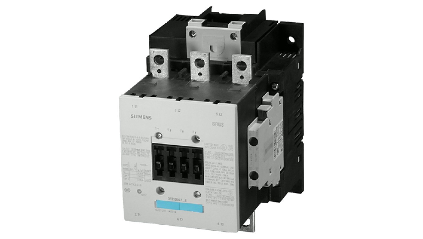 Power Contactors 185A 3P 220-240V AC SIRIUS 3RT 3RH 3RT1056-6AP36