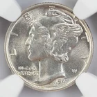 Certified 1941 Mercury Dime NGC MS62 Silver 10c