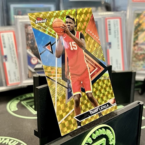 2024 Topps Finest Clint Capela #170 carta geometrica oro non comune 20/20 - Foto 2 di 4