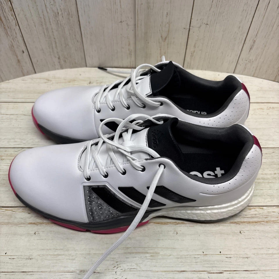 Adidas Tour 360 sz 11.5 Pink/ Black golf shoes EVN 791001 NWOT - Image 2 of 4