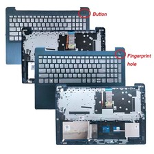 New For Lenovo IdeaPad 3-15ALC6 3-15ITL6 Palmrest Backlit Keyboard Blue