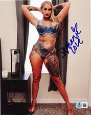 Hot Sexy Stephanie Love Signed 8x10 Photo Adult Star Authentic Autograph Beckett
