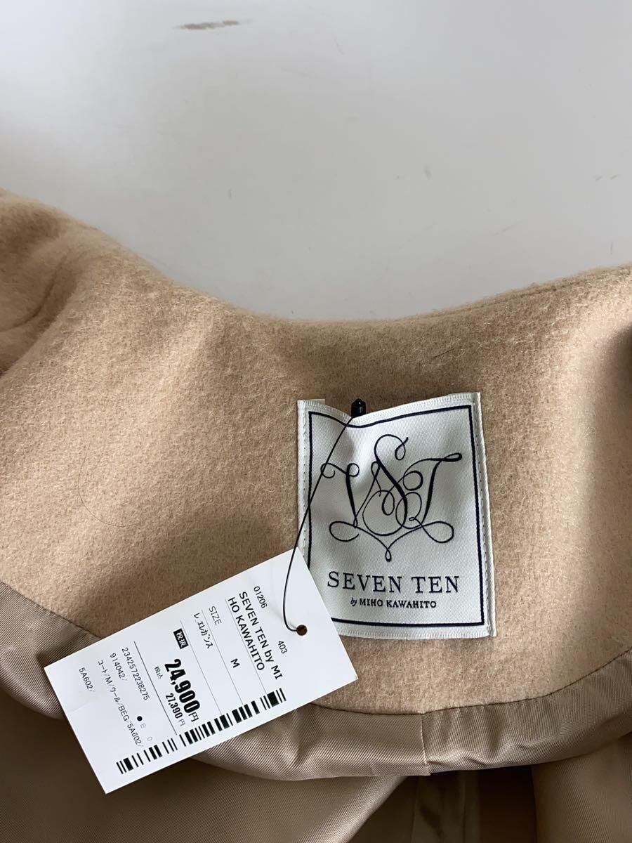 ALTRA SEVEN TEN by MIHO KAWAHITO altro cappotto M lana beige 5A602