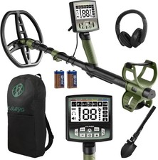 Professional Metal Detector for Adults,12" IP68 Waterproof Search Coil with LCD