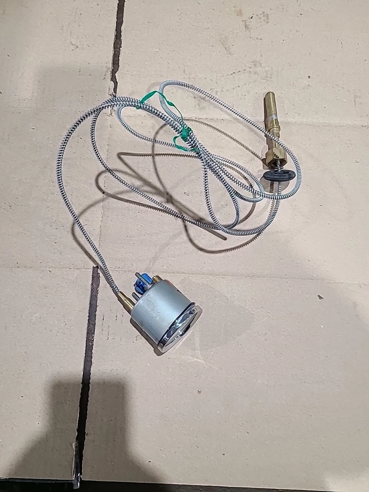 Medidor de seguridad doble Smiths reconstruido presión de aceite agua Austin Healey 100-6 1B9063 X Foto 2 de 4