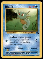 Horsea 49/62 Fossil Common Unlimited - Pokemon TCG
