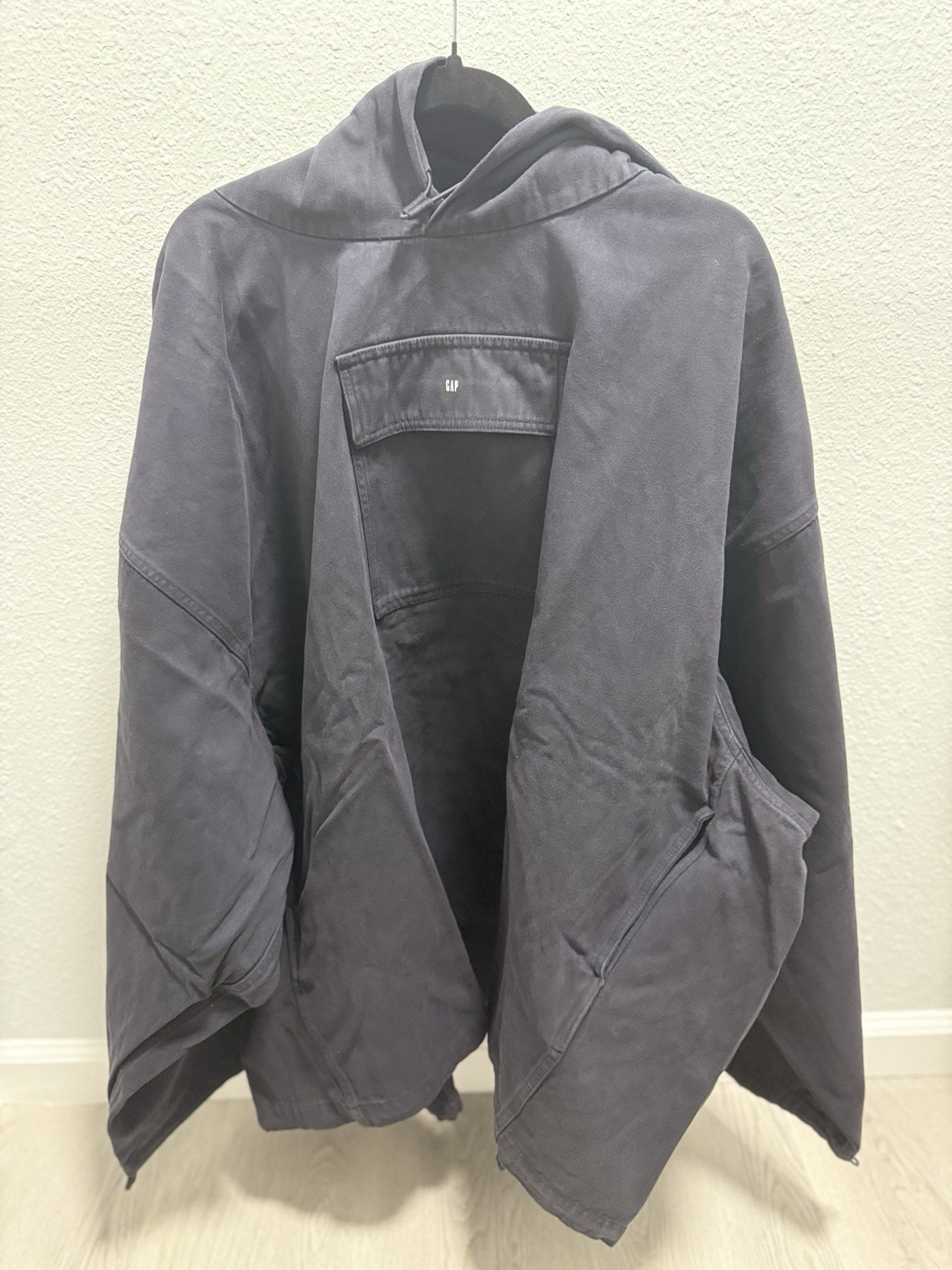 Yeezy Gap Engineered By Balenciaga Sateen Anorak Black