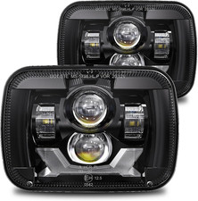 5X7 7X6 H6054 H5054 LED Headlights for Jeep Cherokee XJ Wrangler YJ Comanche D21