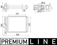 Mahle AH 38 000P WäRmetauscher, Innenraumheizung FüR Peugeot