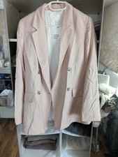 Rosa Blazer aus Viskose/ Leinenmix XS NP 40 
