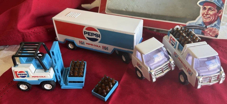 Juego de camiones Buddy L Pepsi 1977 vintage #4967 - excelente - solo exhibido - con caja Foto 2 de 4