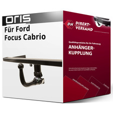 Für Ford Focus Cabrio II (Oris) Anhängerkupplung vertikal abnehmbar neu
