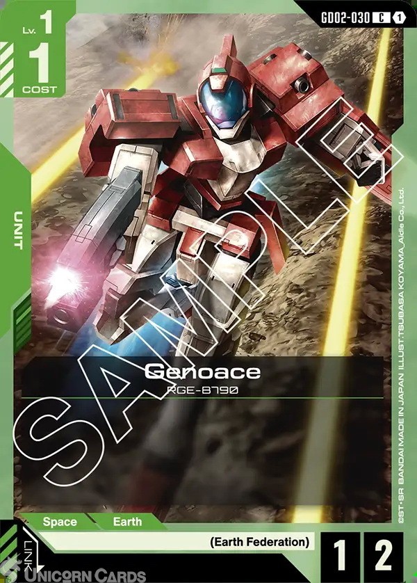 GD02-030 Genoace : C Gundam TCG Card : GD02: Dual Impact