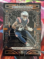 2023 Panini Obsidian - Demario Douglas #169 Electric Etch Orange /49 (RC)