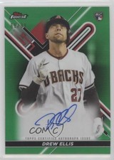 2022 Topps Finest Finest Auto Green Refractor 65/99 Drew Ellis #FA-DE Auto 0z9m