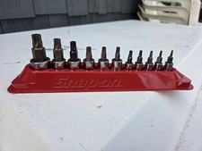 Snap On 11 pc Combination Drive Tamper-Resistant TORX PLUS Socket Driver Set Snap On 11 pc Combination Drive Tamper-Resistant TORX PLUS Socket Driver Set