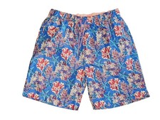 Peter Millar Seaside Collection Coral Reef Mens Drawstring Swim Trunks Size Med