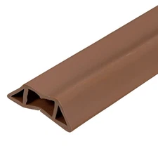 3.9ft Floor Cord Cover Cable Protector 0.8"W x 0.4"H Maroon Red