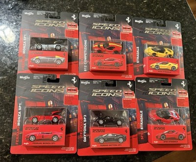MAISTO Speed Icons (Lot Of 6) Limited Edition Ferrari | eBay