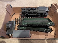 G Gauge Garden train Set, Inc Newqida 99 6001-4 Harbour Station Locomotive