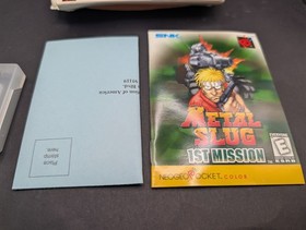 Metal Slug: 1st Mission (NeoGeo Pocket Color) Complete In Box (CIB) (Tested)