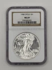 1988 Silver American Eagle NGC Brown Label MS69