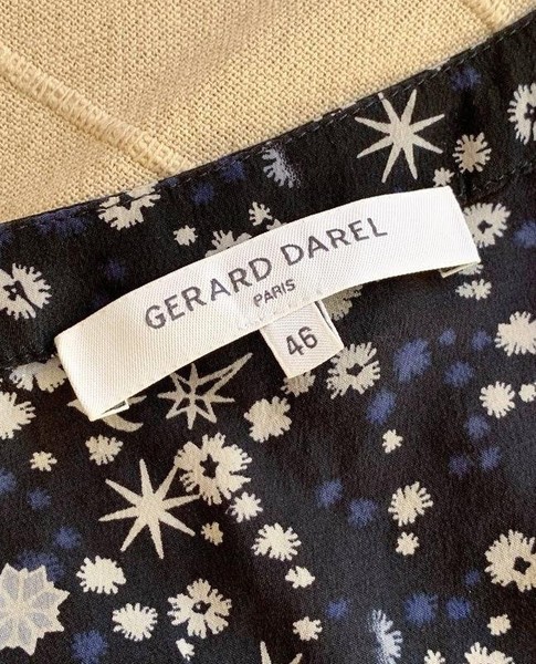 Women Gerard Darel Shirt Black Silk 38 / M / 46