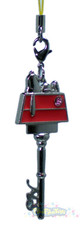 Peanuts Snoopy Metal Key Strap Series 2 Mascot Charm - Silver House